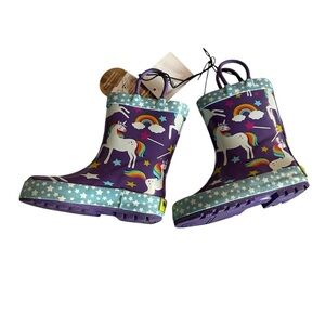 Western Chief Purple Unicorn Dreams Boots